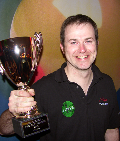 Michael Valentine wins Solihull Pro Cup Michael Valentine wins Solihull Pro Cup