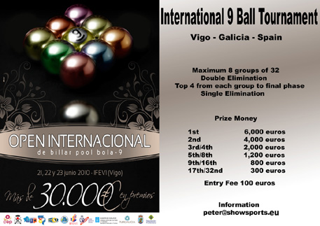 vigo international 9 ball tournament more than just pool flyers for 9 ball pool tournaments
