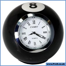 Pool Ball Desk Clock