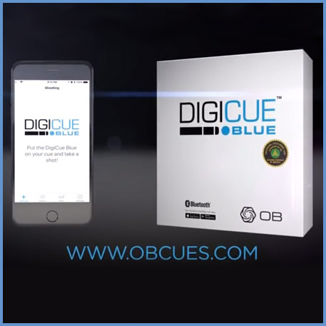 BRAND NEW DigiCue® BLUE Bluetooth® Enabled Electronic Billiards Training Aid 
