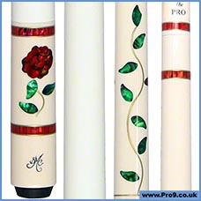 Meucci BMC Glass Rose - White